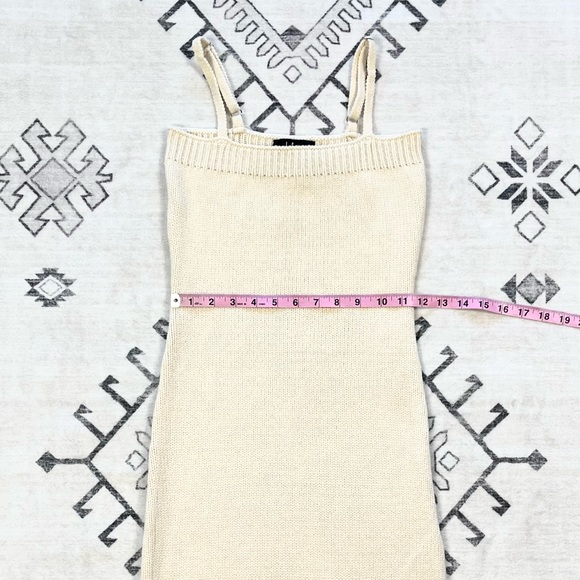 Lulus Warmer Love Cable Knit Midi Dress in Ivory Small - Picture 5 of 10